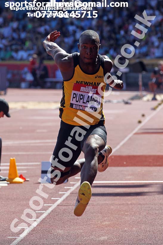 Mens triple jump, 2019 Muller British Championships, Alexander Stadium, Birmingham. Photo: David T. Hewitson/Sports for All Pics